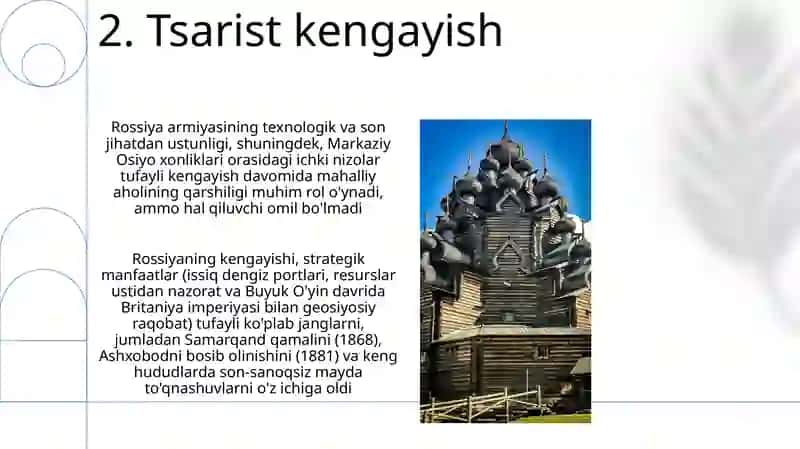 Rossiya imperiyasining O'rta Osiyoga harbiy yurishi 4