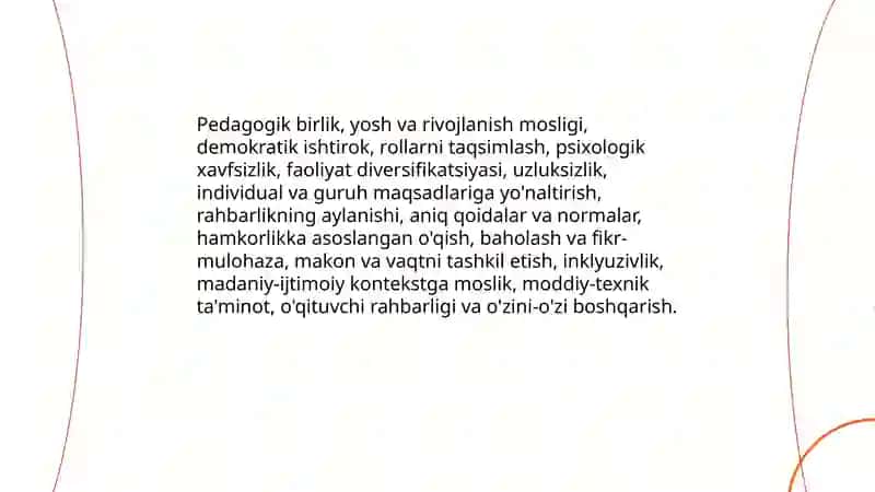 O'qivchilar jamoasi yaxlit pedagogik jarayonining asasiy shakili 4