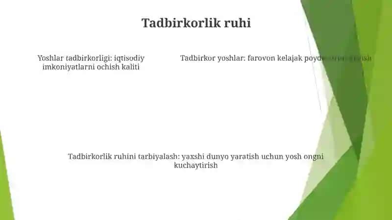 Yoshlar - Erkin va Farovon Hayot Bunyodkorlari 4