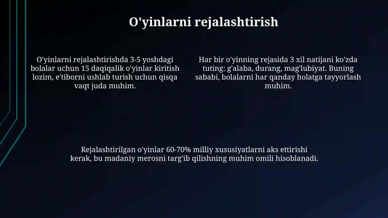Milliy harakatli oʻyinlarni boshlangʻich tashkilotlarda tashkillashtirish va oʻtkazish 4
