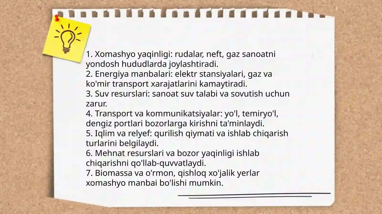 Sanoat tarmoqlarini joylashtirish nazariyasi 4