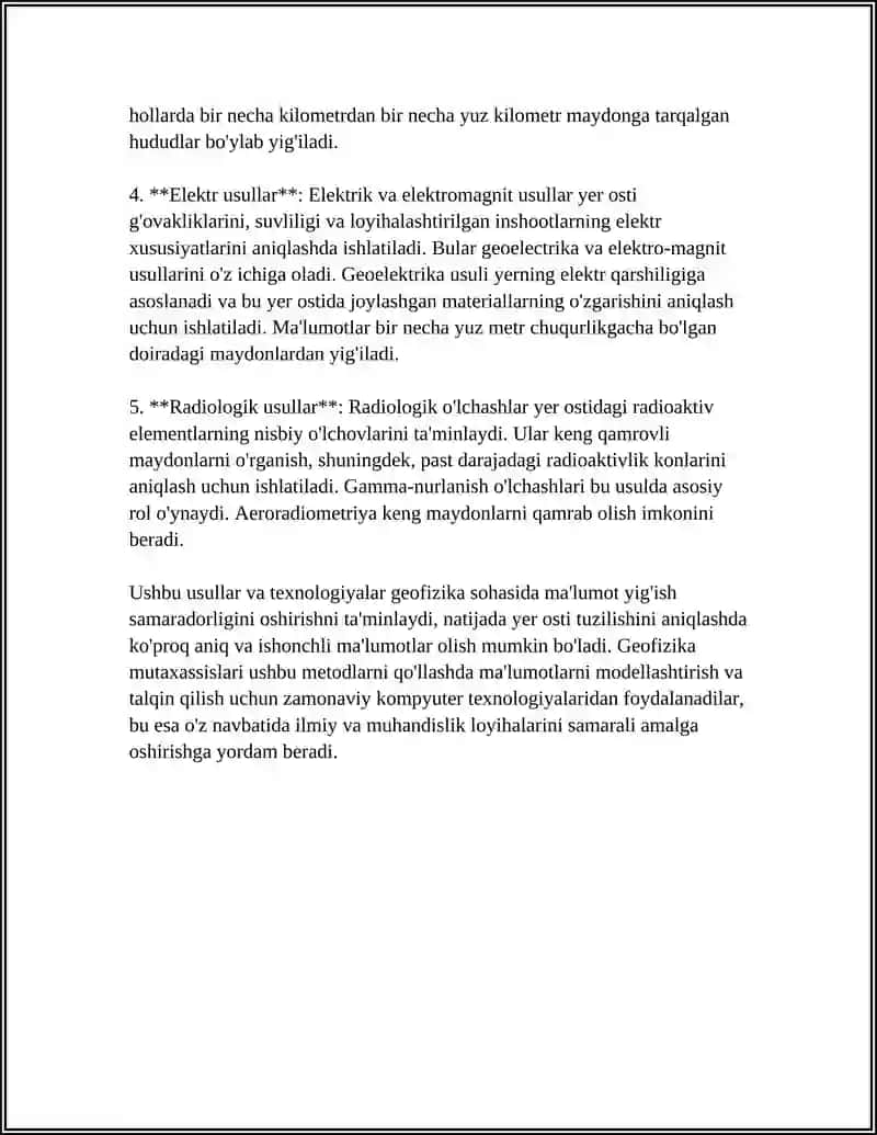 QUDUQ GEOFIZIK MAʼLUMOTLARINING GEOLOGIK TALQINI 4