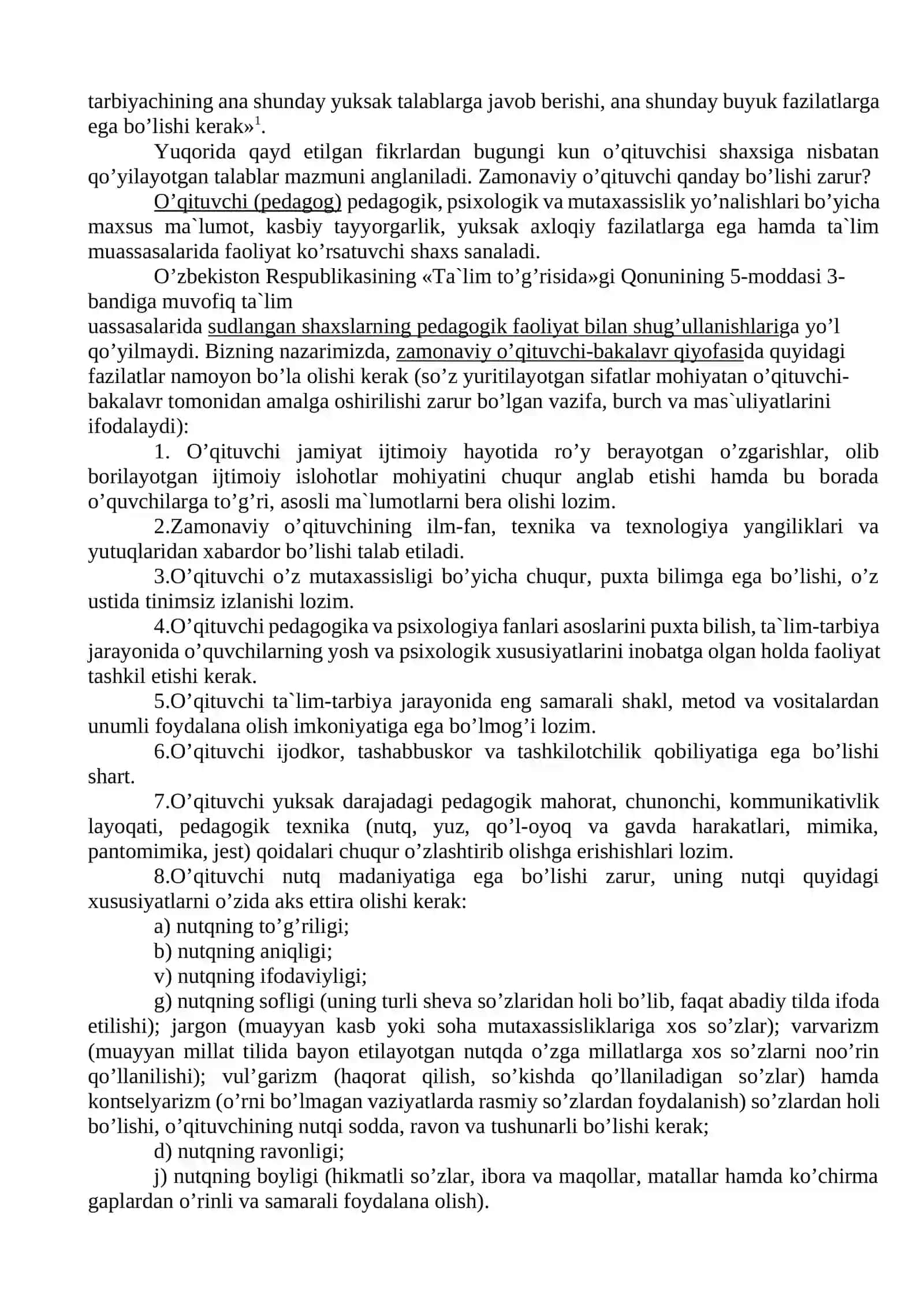 Pedagogik deontologiya va kompetentlik fanining nazariy – metodologik asoslari 4