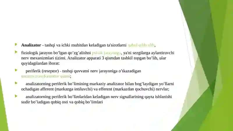 Organizm intengrativ faoliyatining nozik mexanizmlari 4