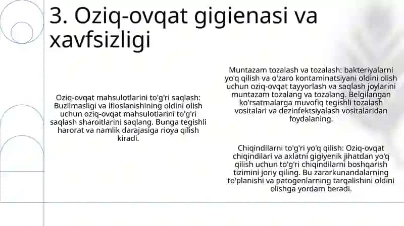 Qo'Shinlarni Kazarma Va Dala Sharoitlarida Joylashtirilganda Ularning Ovqatlantirilishining Sanitar Nazorati 4