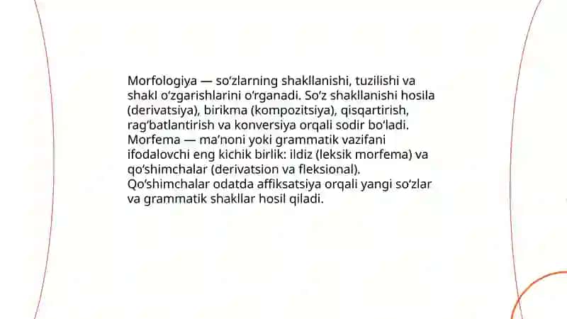 Grammatika - til strukturasini o'rganish 4