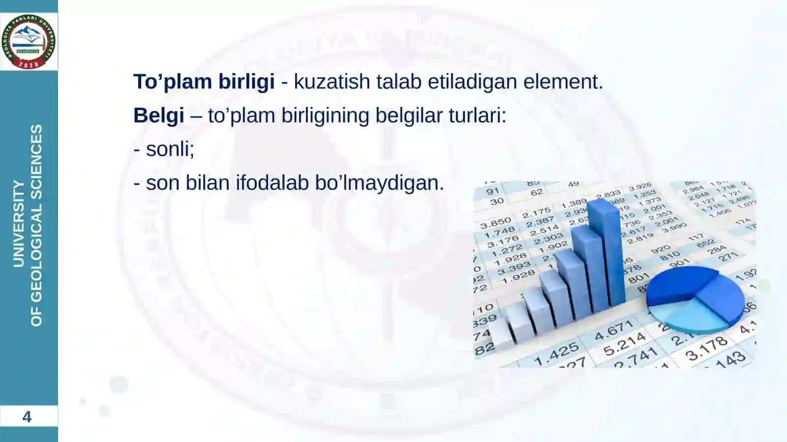 EKONOMETRIKADA EHTIMOLLAR NAZARIYASI VA MATEMATIK STATISTIKANING ASOSIY TUSHUNCHALARI 4