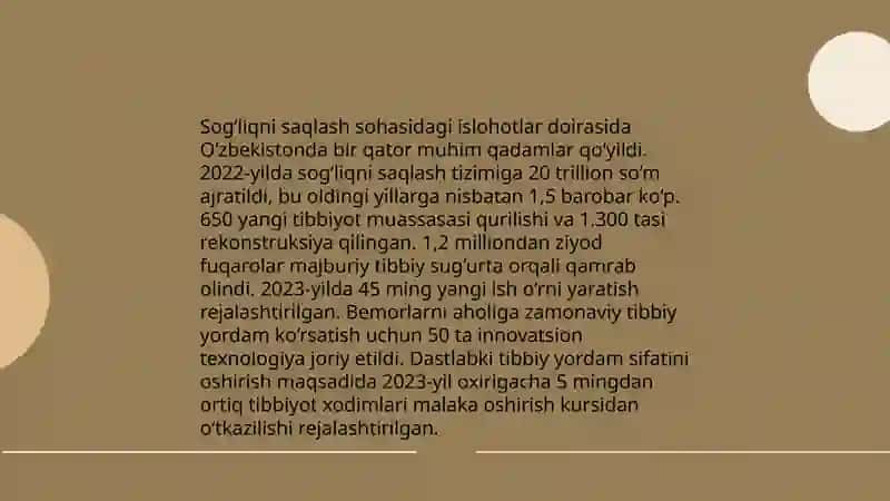 O‘zbekistonda ta'lim tizimining rivojlantirilishi 4