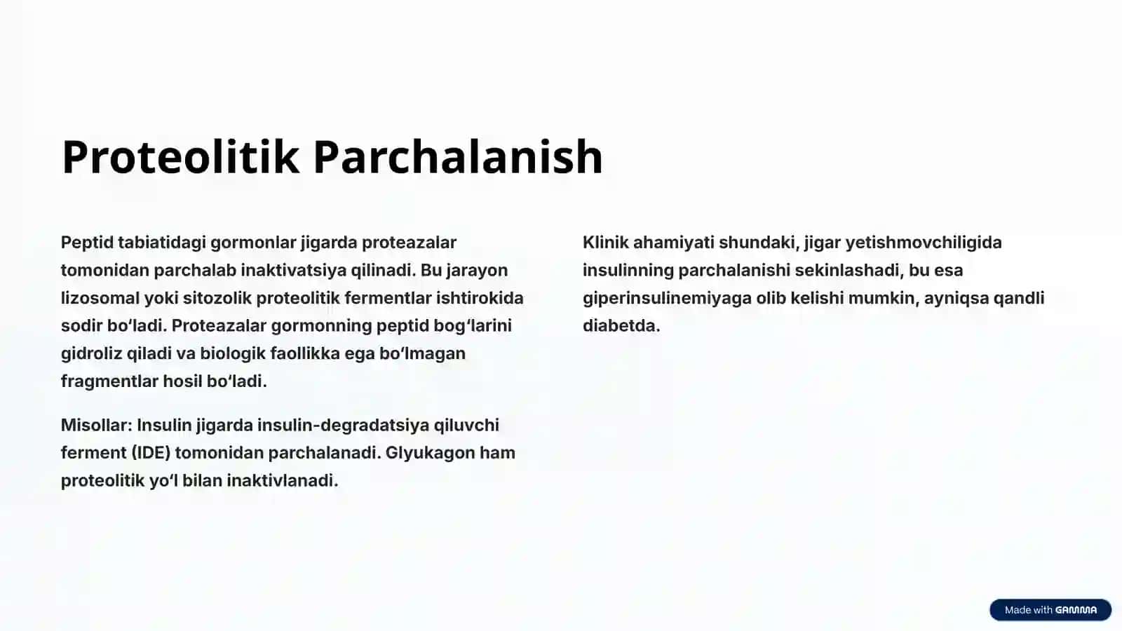 Jigarda Gormonlarning Zararsizlantirilishi: Umumiy Tushuncha 4