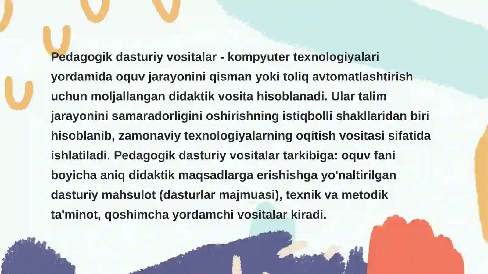 Mobil texnologiya fanidan tayyorlagan Mustaqil Ishi 4