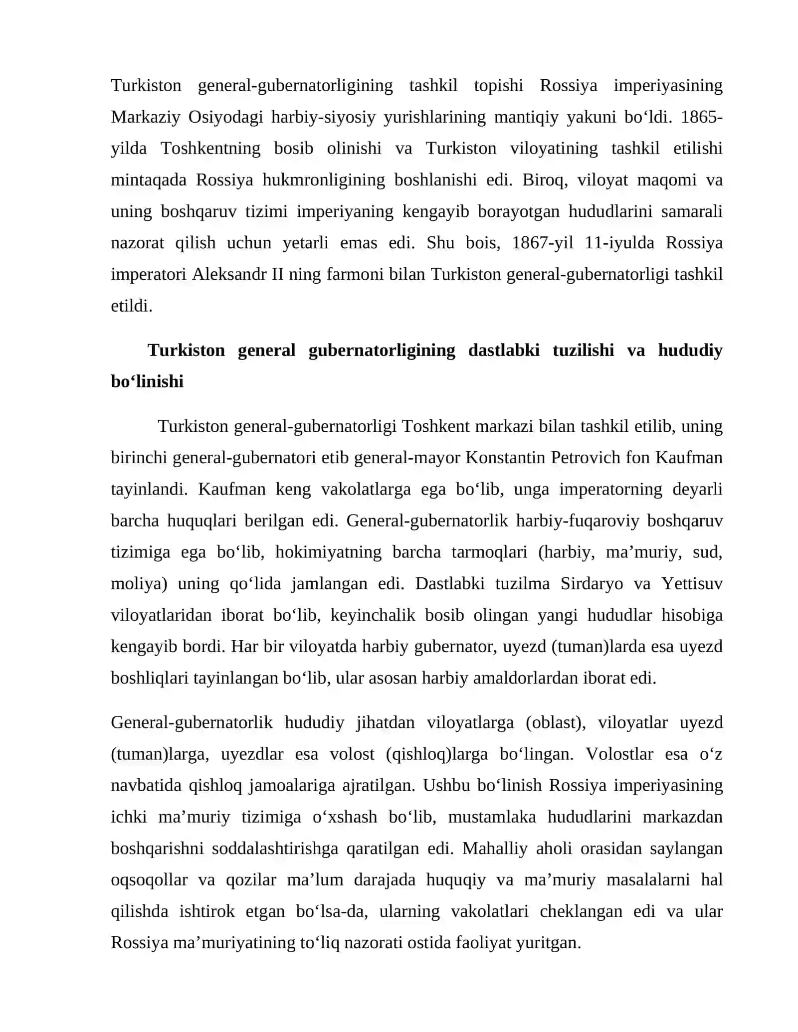 TURKISTON GENERAL-GUBERNATORLIGINING TASHKIL TOPISHI 4