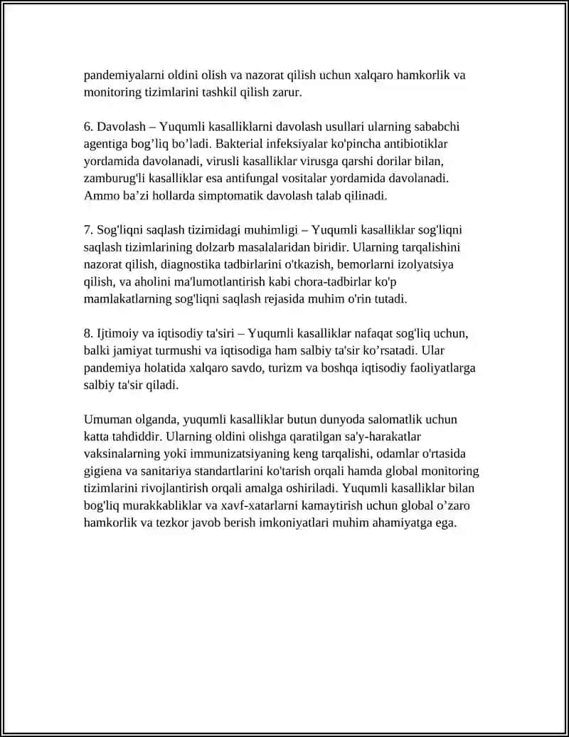 YUQUMLI VA YUQUMSIZ KASALLIKLAR 4