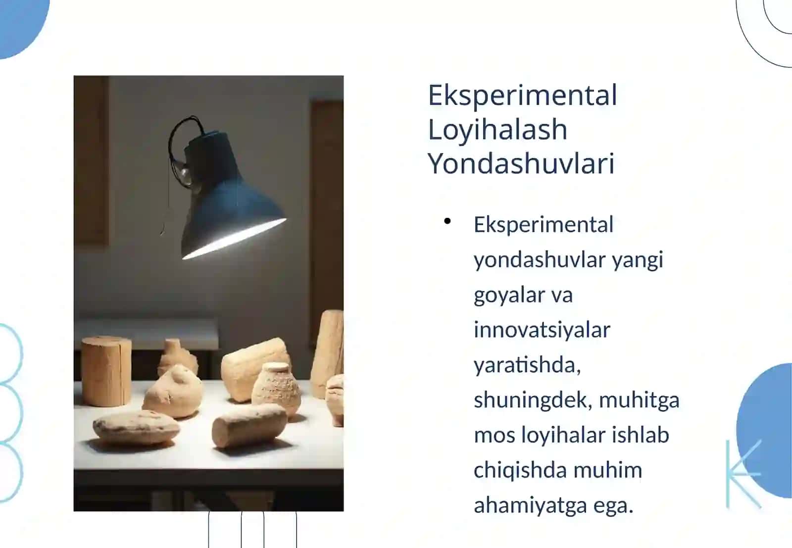 Turli burchak va proyeksiyalarda loyihalash tajriba eksprimental faoliyatda atrof muhit xaqidagi g'oyalarni shakllantirish 4
