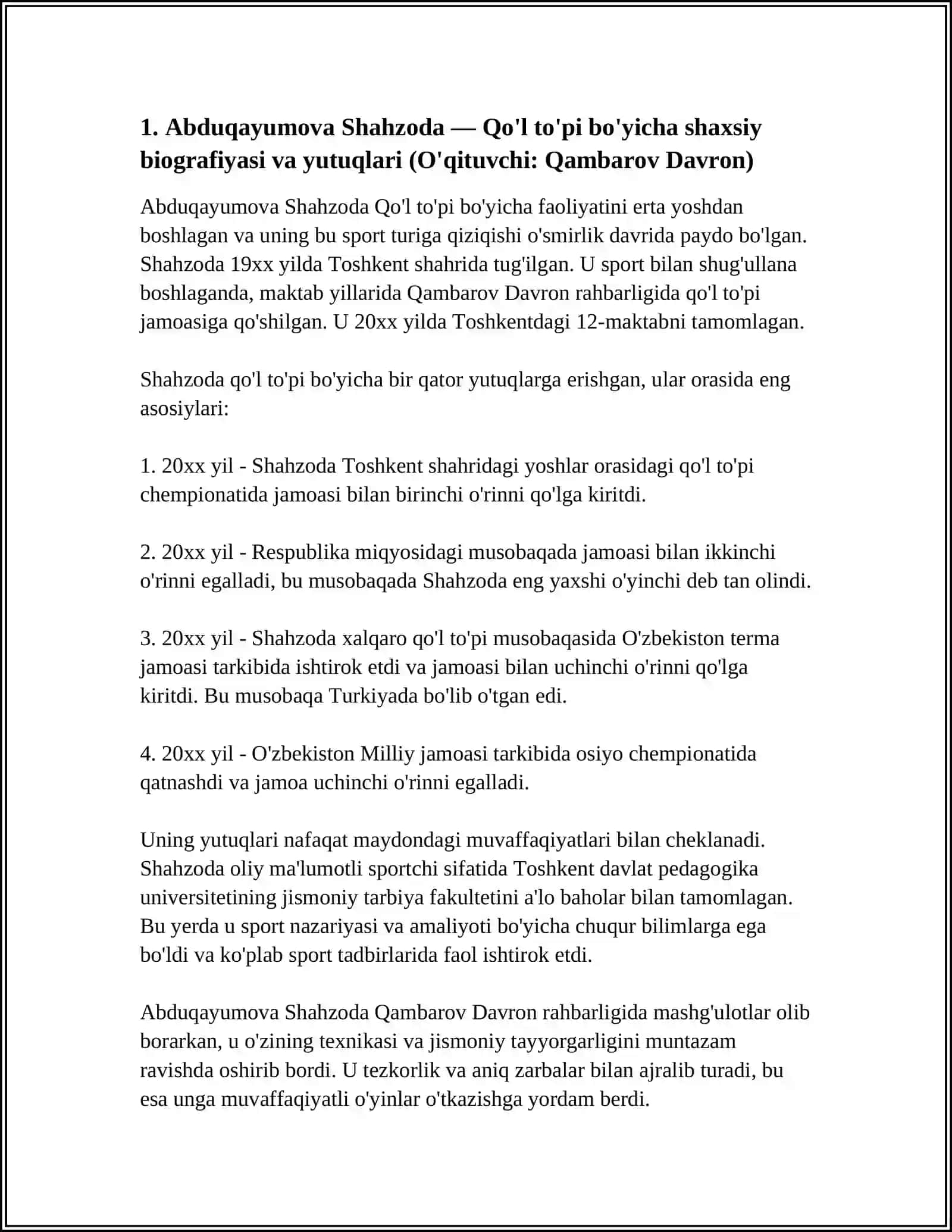 O‘zbekiston Respublikasi Oliy Ta’lim Fan Va Innovatsiya Vazirligi 4