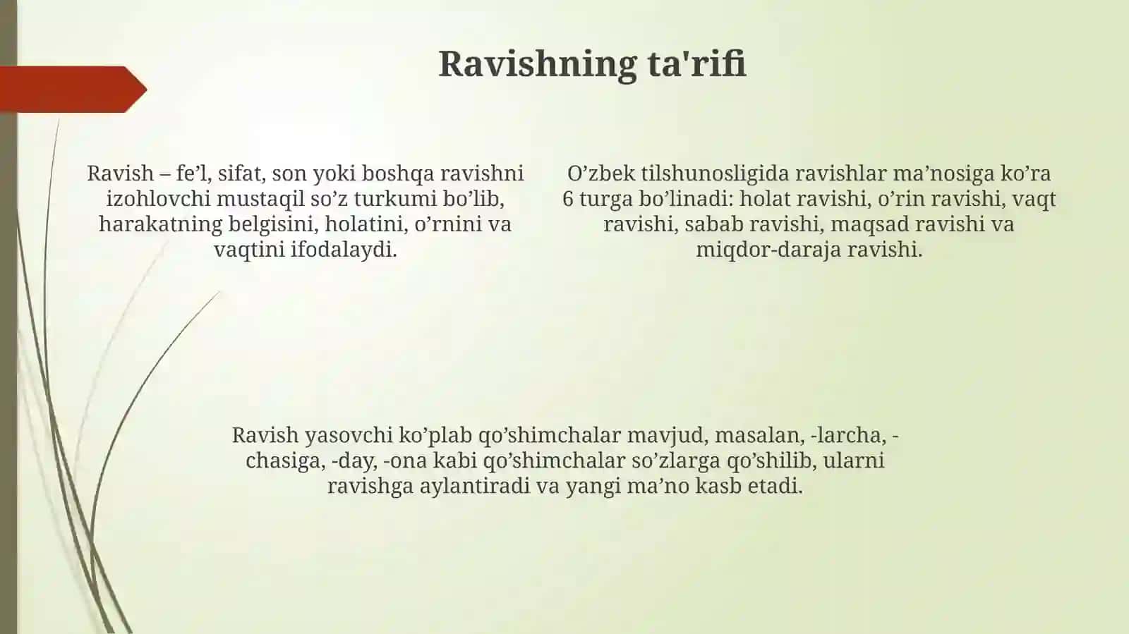 Ravish so'z turkumi 4