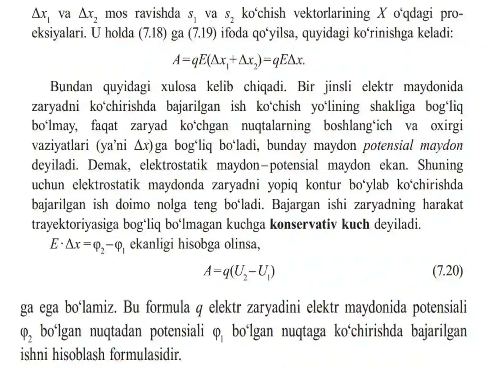 ELEKTROSTATIK MAYDONDA ZARYADNIKO‘CHIRISHDA BAJARILGAN ISH 4