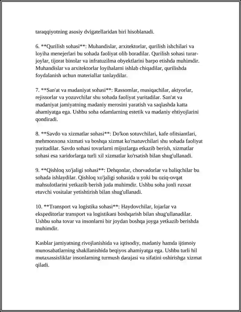 JOBS AND PROFESSIONS 4