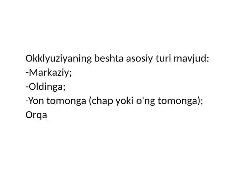 Artikulyatsiya va okklyuziya 4