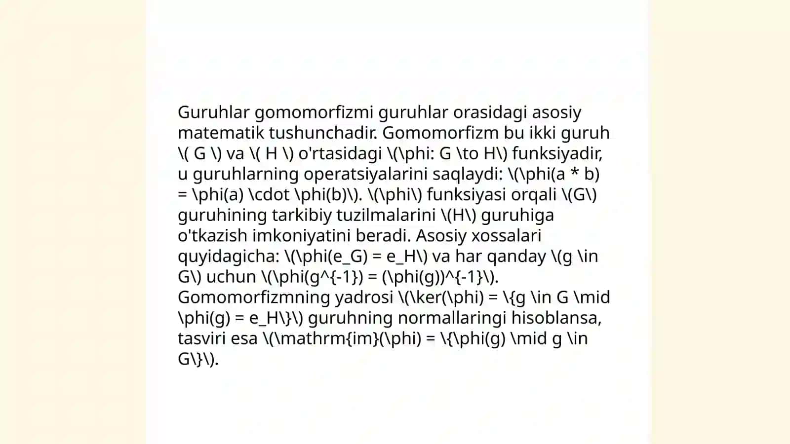 Gomomorfizm 4