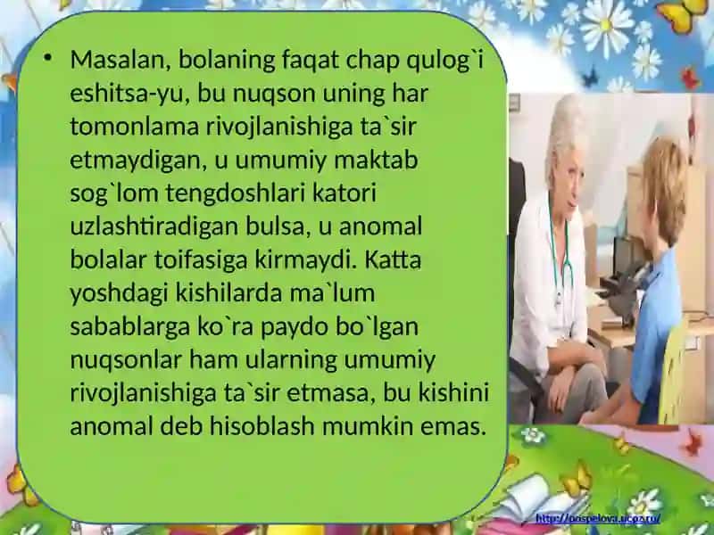 ALOXIDA YORDAMGA MUXTOJ - ANOMAL BOLALARNING TURLI XIL TOIFALARI USTIDA ISH OLIB BORILADI 4