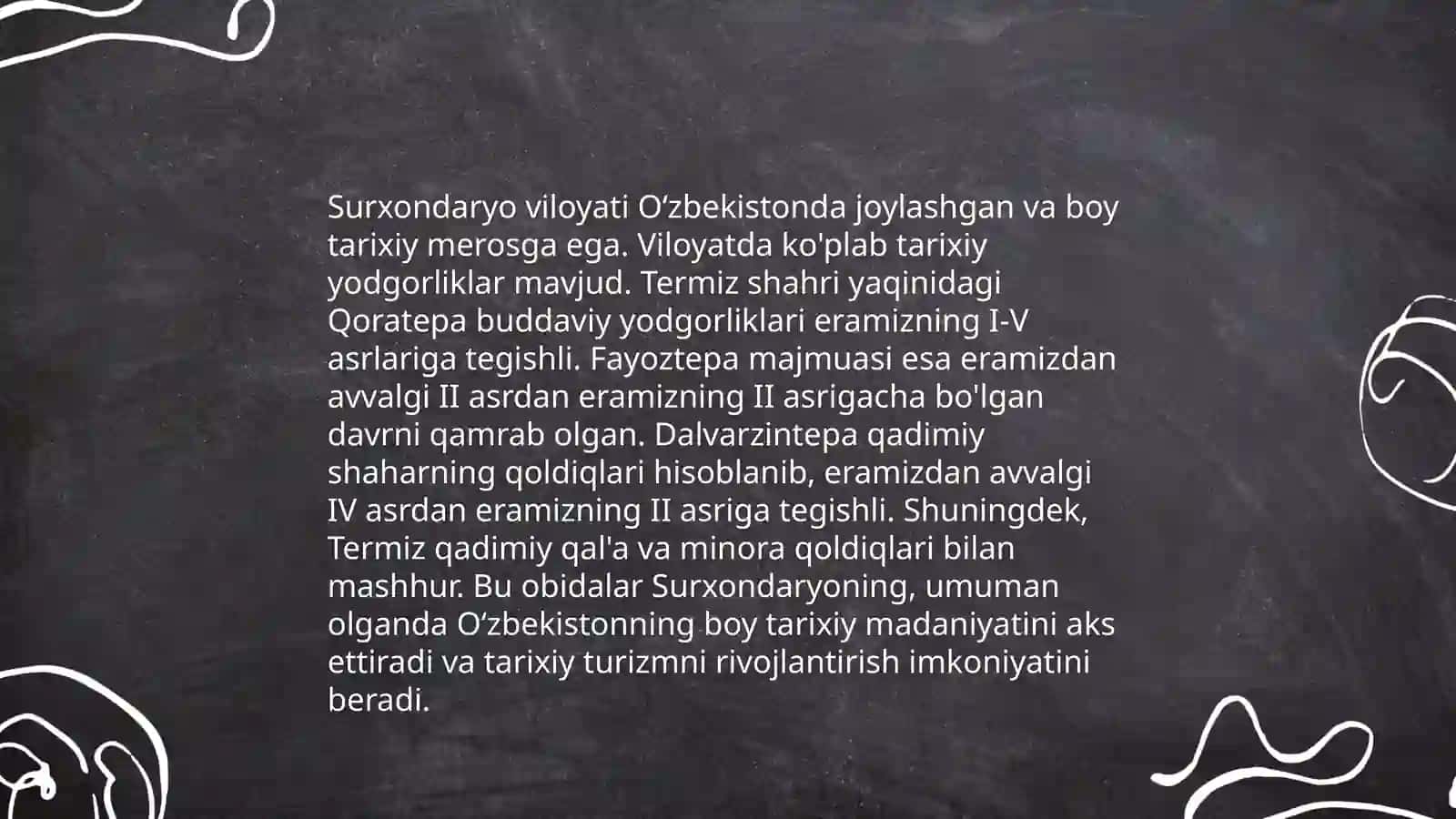 Surxondaryo turizm industriyasi 4