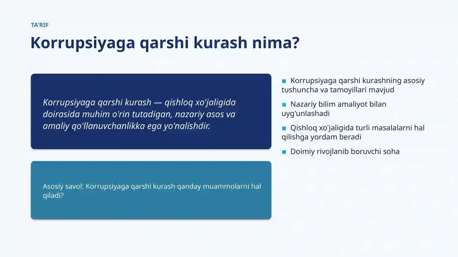 Korrupsiyaga qarshi kurash 4