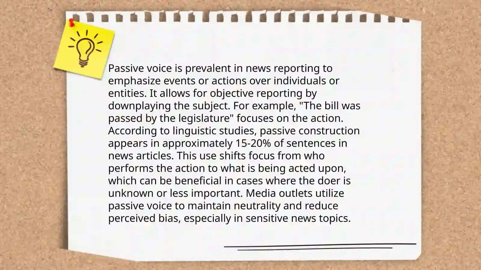 Passive: using and not mentioning the agent 4