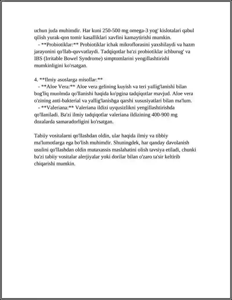 TABIIY VA NARKOTIK VOSITALAR FOYDASI ZARARI 4