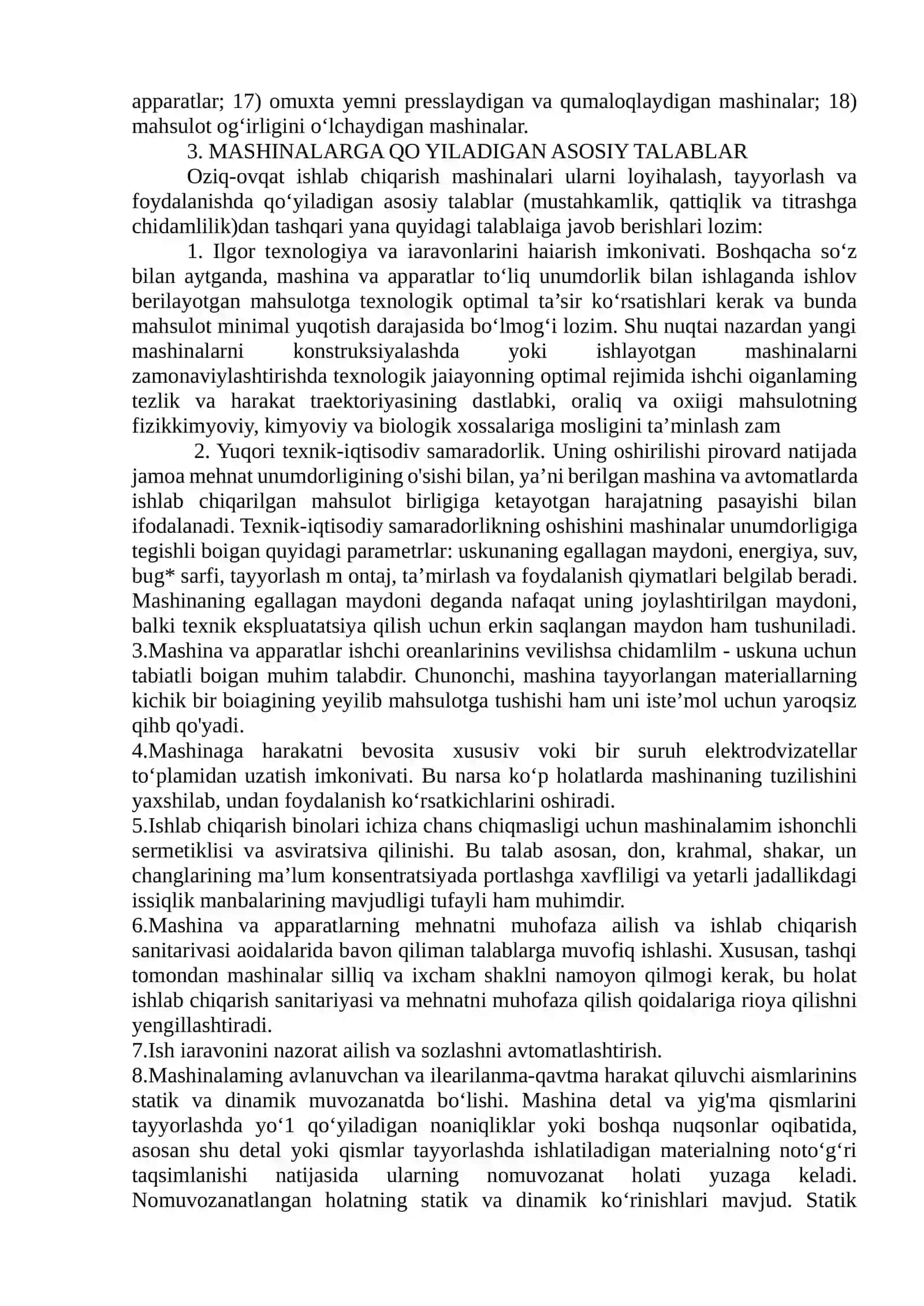 MASHINA-APPARATLARNING TUZILMASI VA ALOHIDA ELEMENTLARINING VAZIFALARI 4