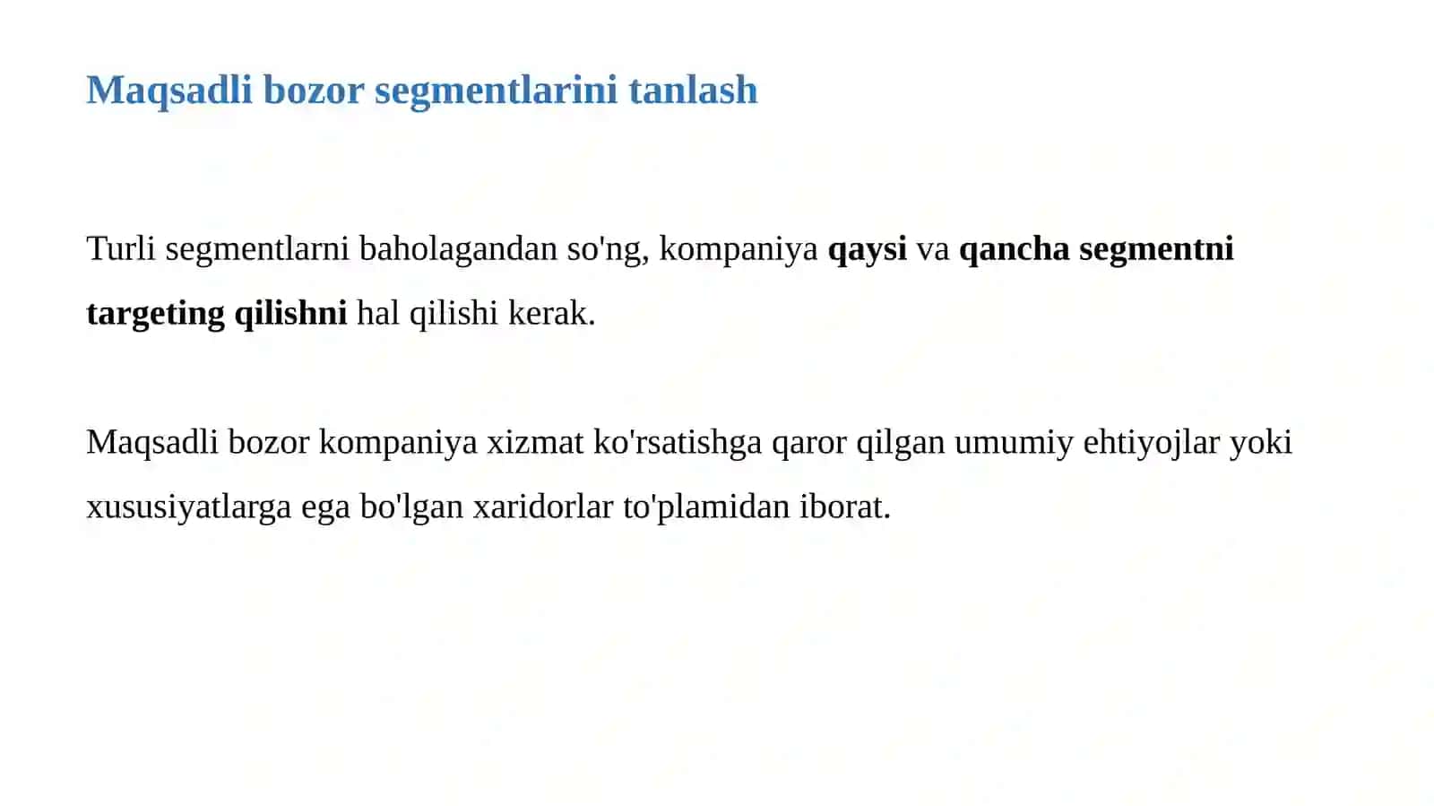 Pozitsiyalash va differensiatsiya 4