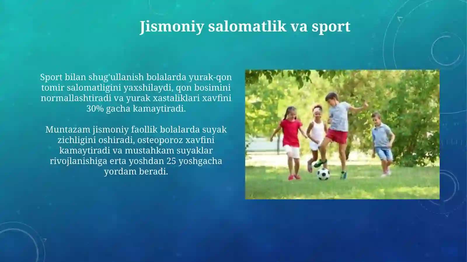 Болалар спортини ривожлантириш хозирги кундаги ахамияти 4