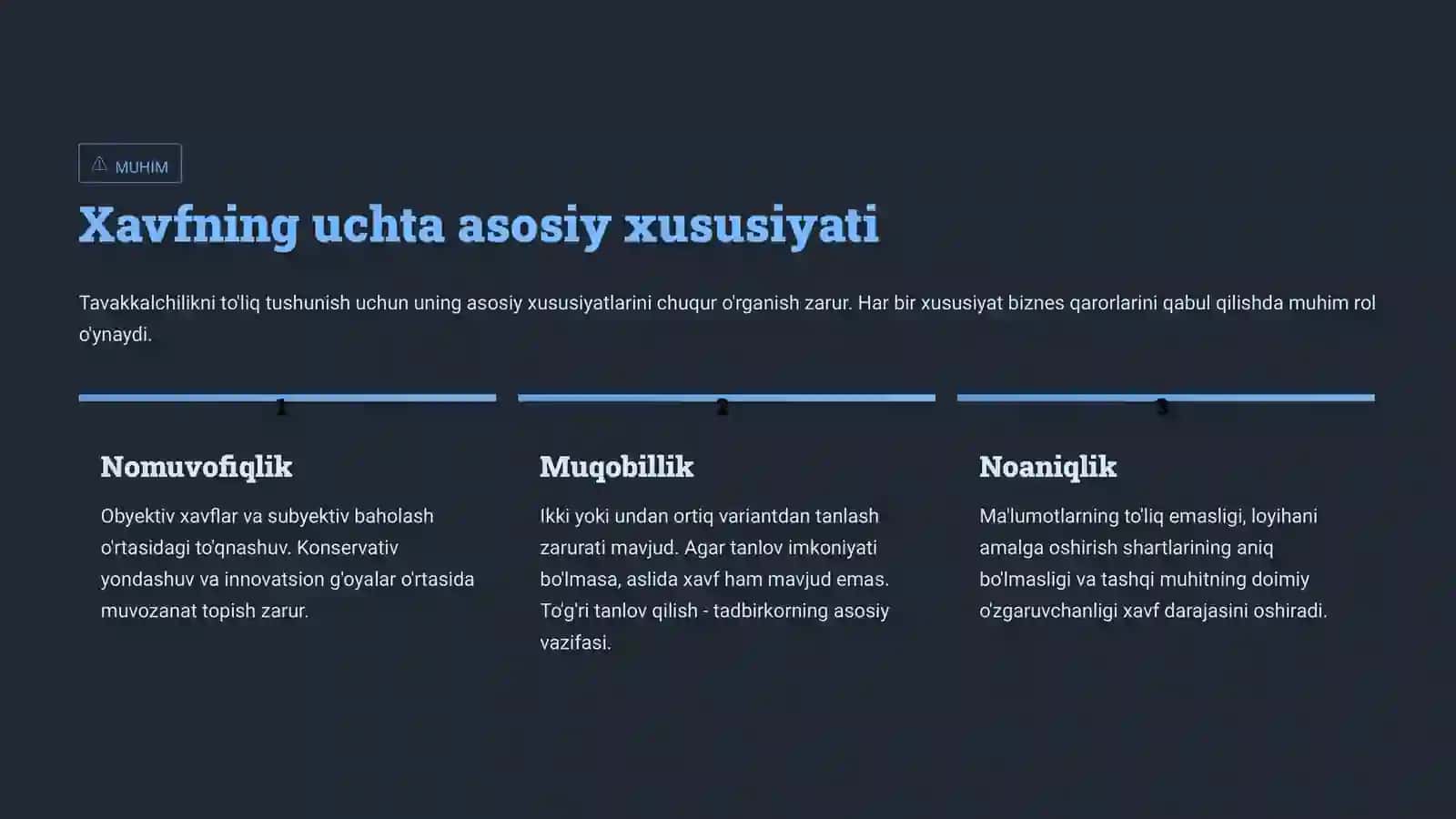 O'zgaruvchan ishbilarmonlik muhitida tavakkal qilish va foyda olish 4