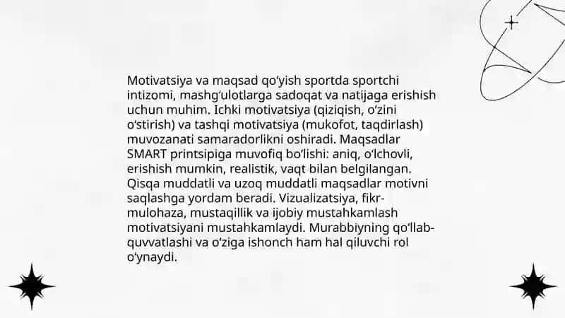 Sport sohasida psixologik faoliyat 4