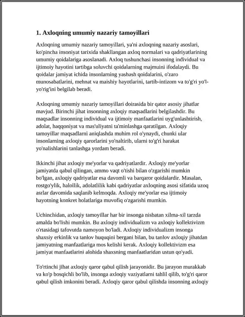 AXLOQNING UMUMINSONIY, MINTAQAVIY VA MILLIY XUSUSIYATLARI 4