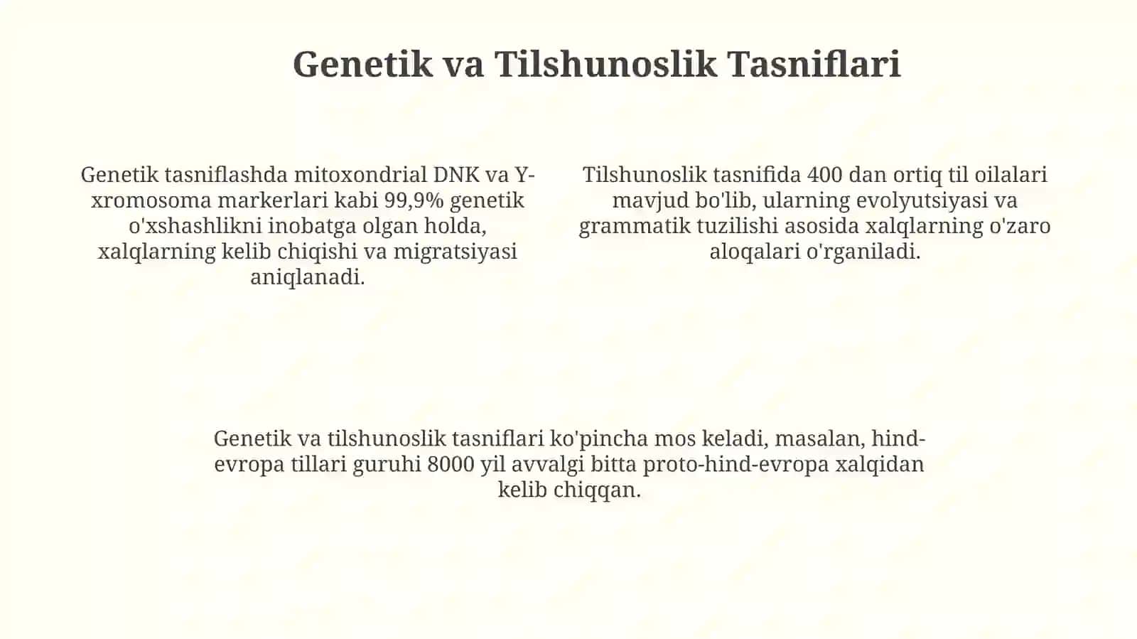 Dunyo xalqlari klasifikatsiyasi 4
