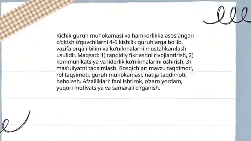 O‘qitishda Interfaol Metodlar 4