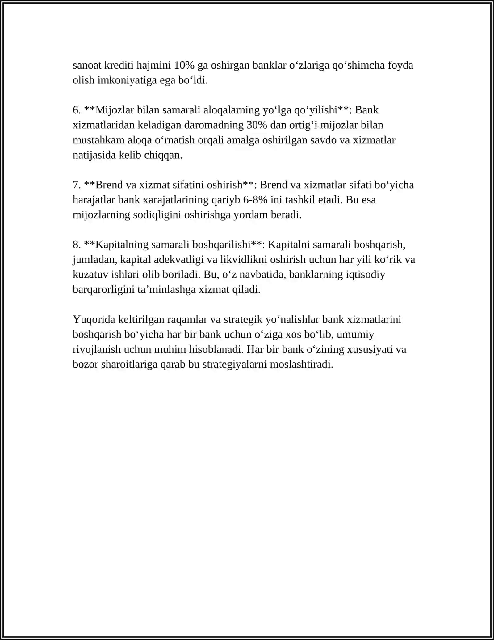 BANK MANAGEMENT AND MARKETING 4
