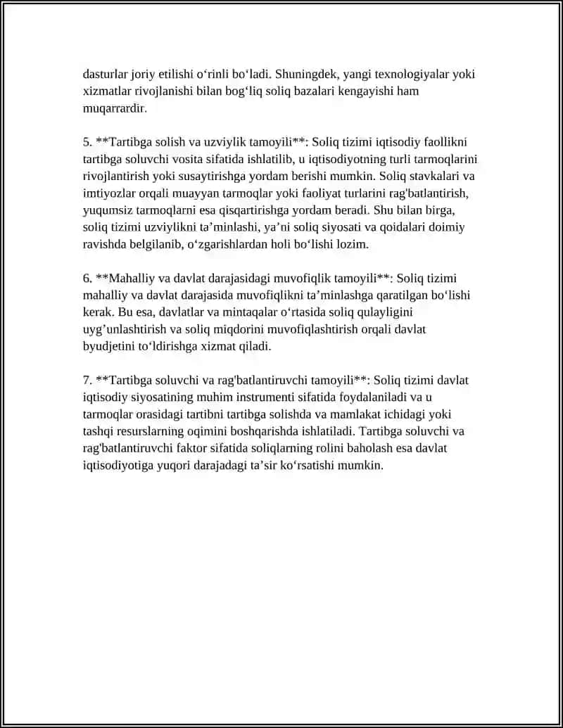 SOLIQ TIZIMI 4