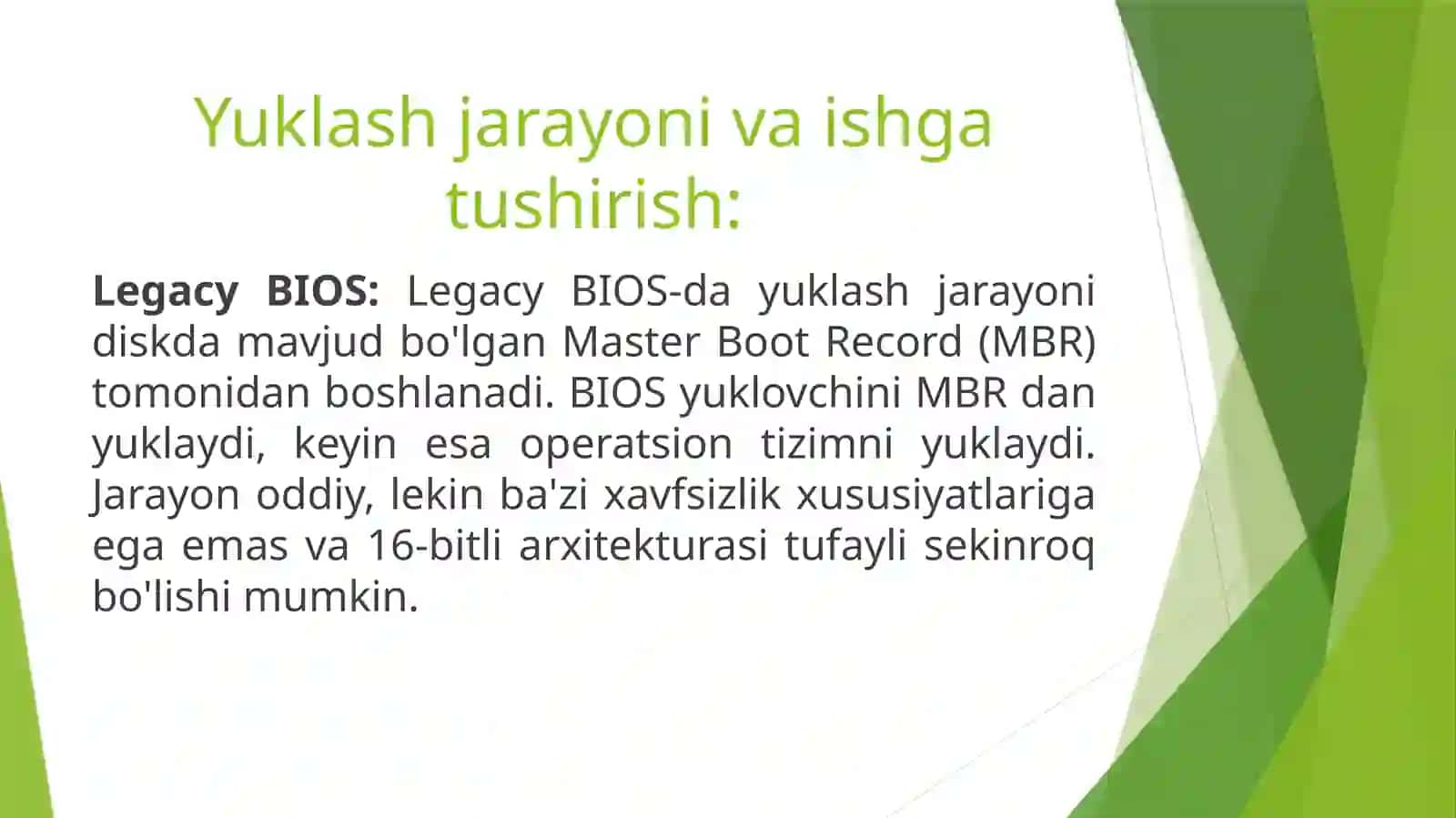 Legacy va UEFI Boot rejimlarini tushunish: keng qamrovli taqqoslash 4