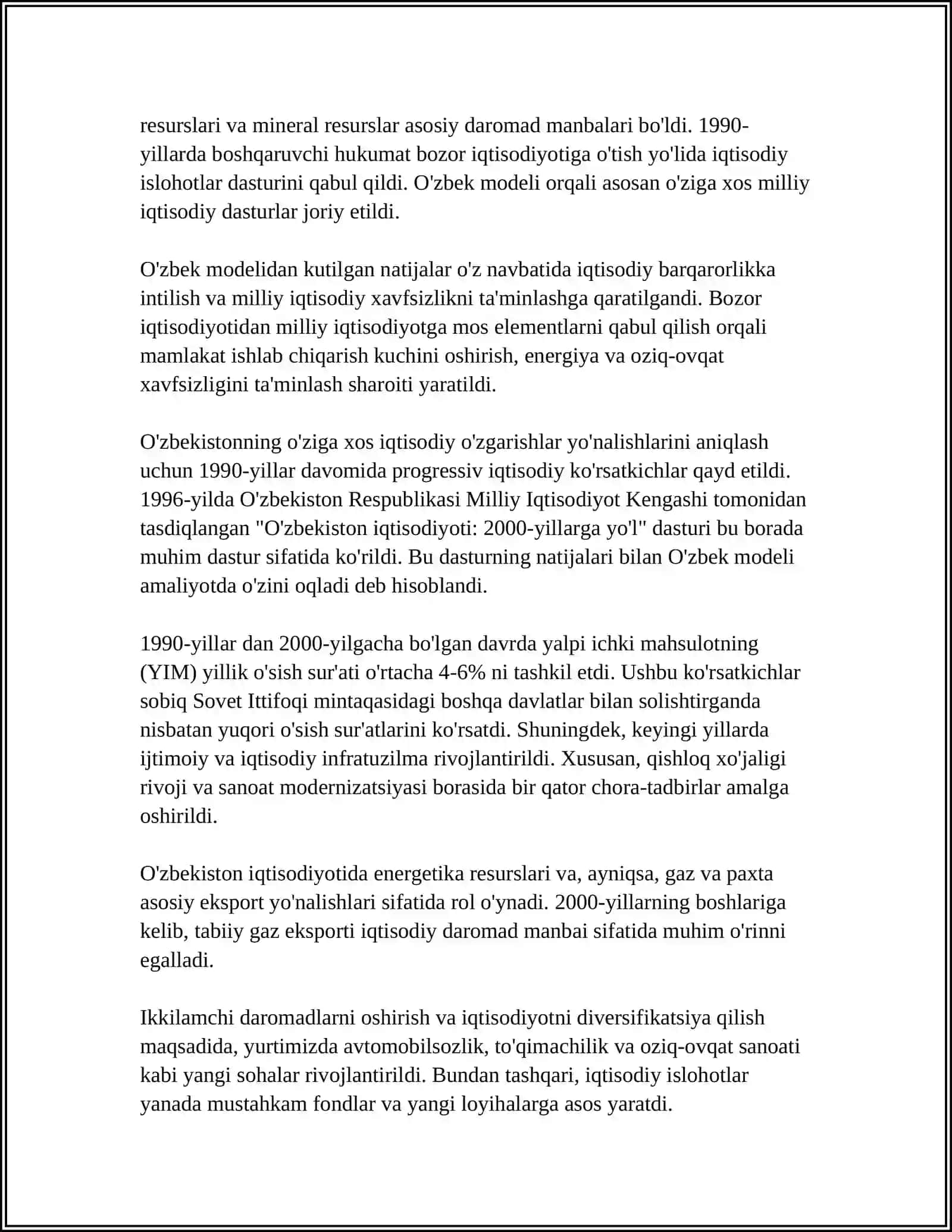 O'ZBEK MODELI 4