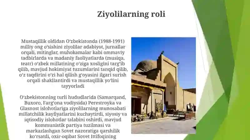 Oʻzbekistondagi Ijtimoiy-Siyosiy Jarayonlar 4