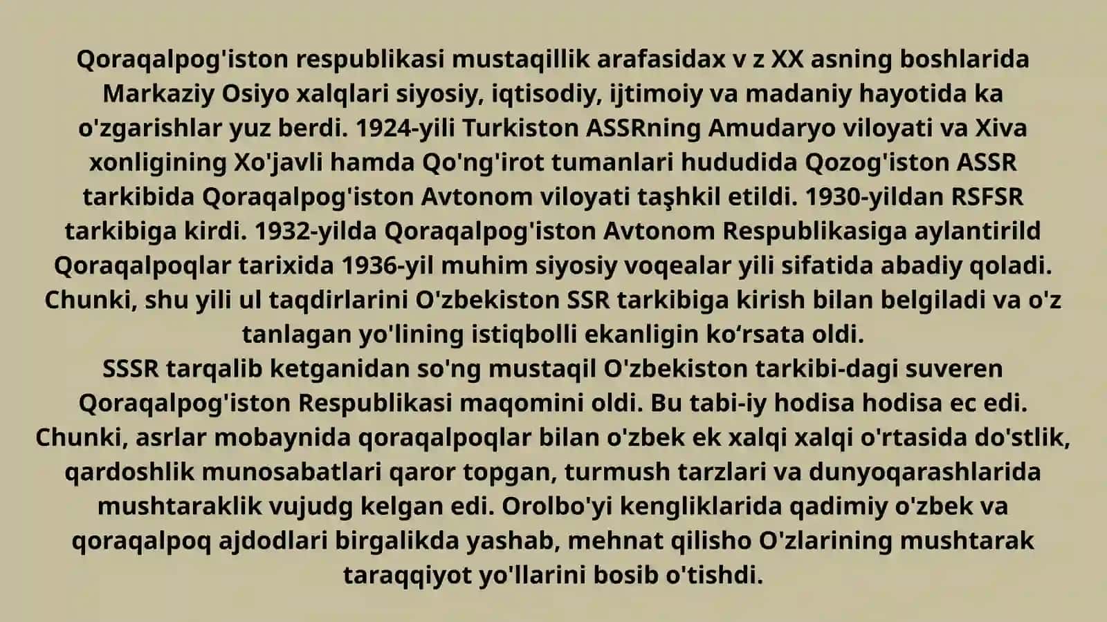 Qoraqalpog'iston Respublikasi ta'riflariga e'tiroz 4
