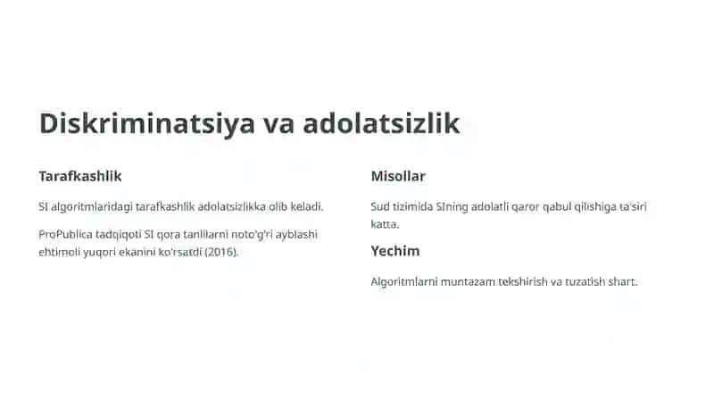 Sun'iy intellekt va huquq Zamonaviy muammolar 4