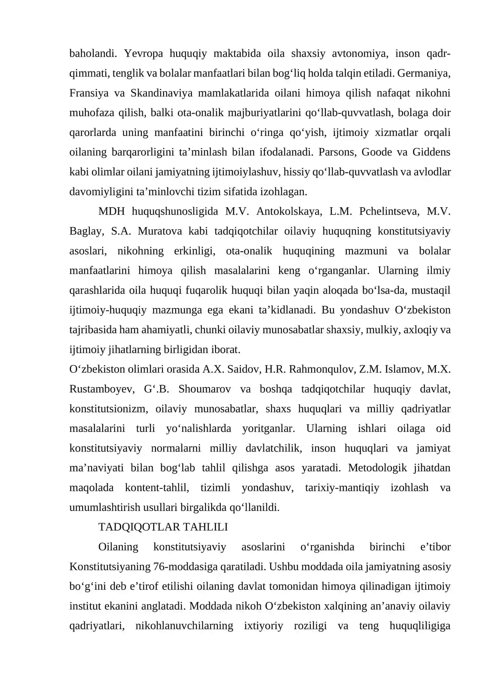 OʻZBEKISTONDA OILANING KONSTITUTSIYAVIY ASOSLARI 4