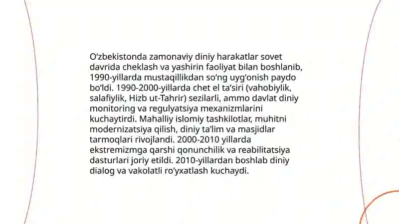 Zamonaviy diniy harakatlar va sektalar 4