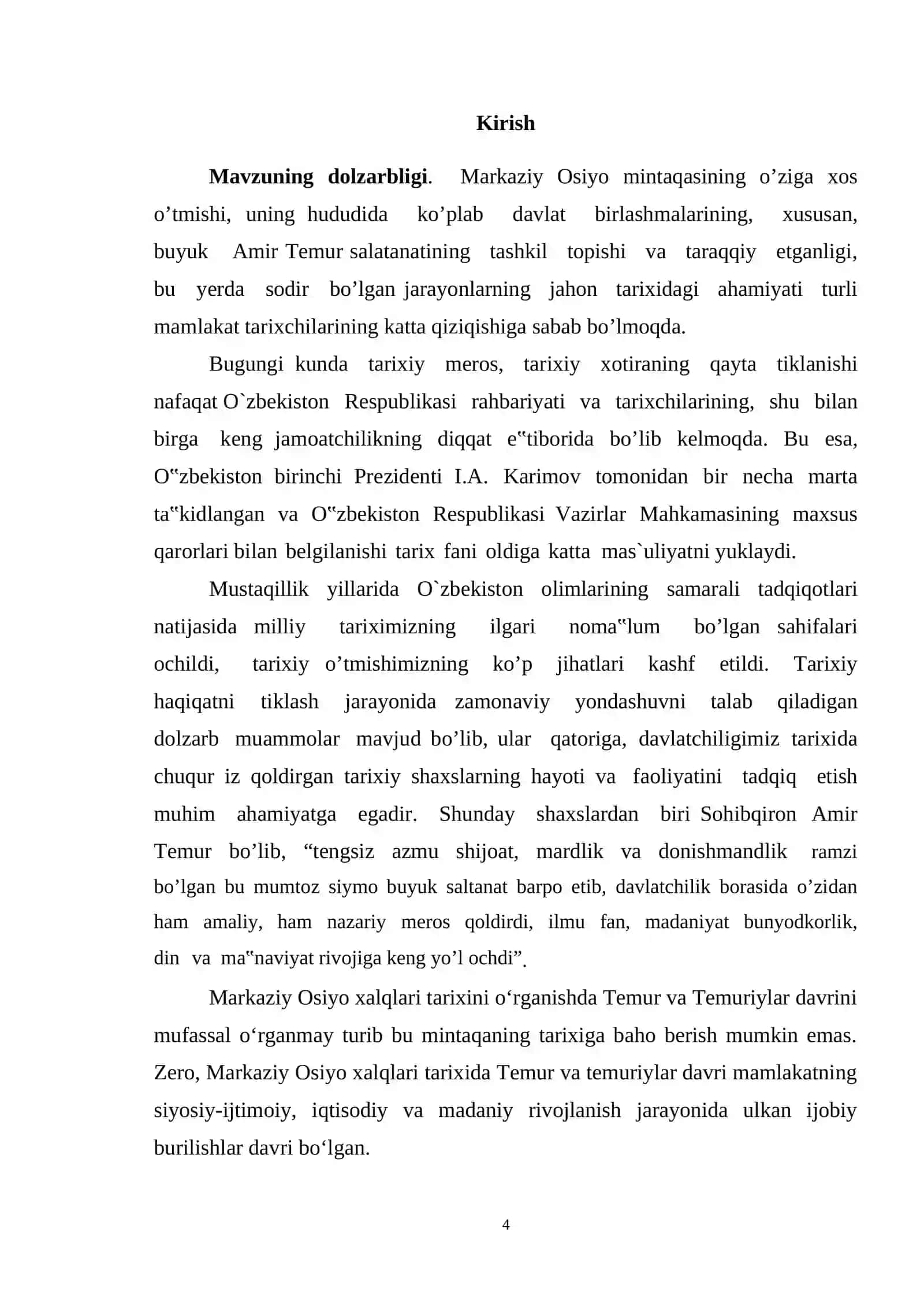 Mustaqillik yillarida Amir Temur va Temuriylar davri tadqiq etilishi 4