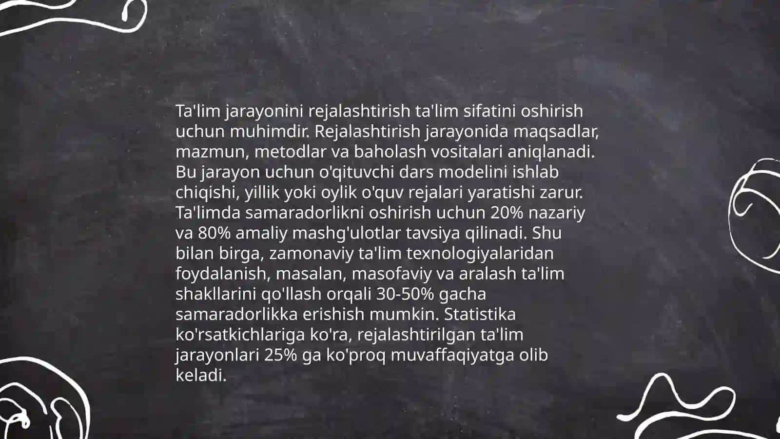 Ta'limning tizimlilik va izchillik prinsplarini amalga oshirish qoidalari 4