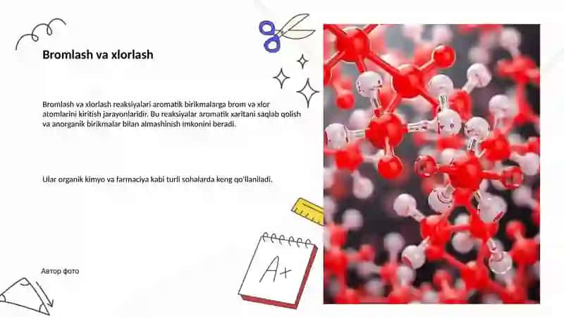 Aromatik birikmalarning reaksiyalari va ularning ahamiyati 4