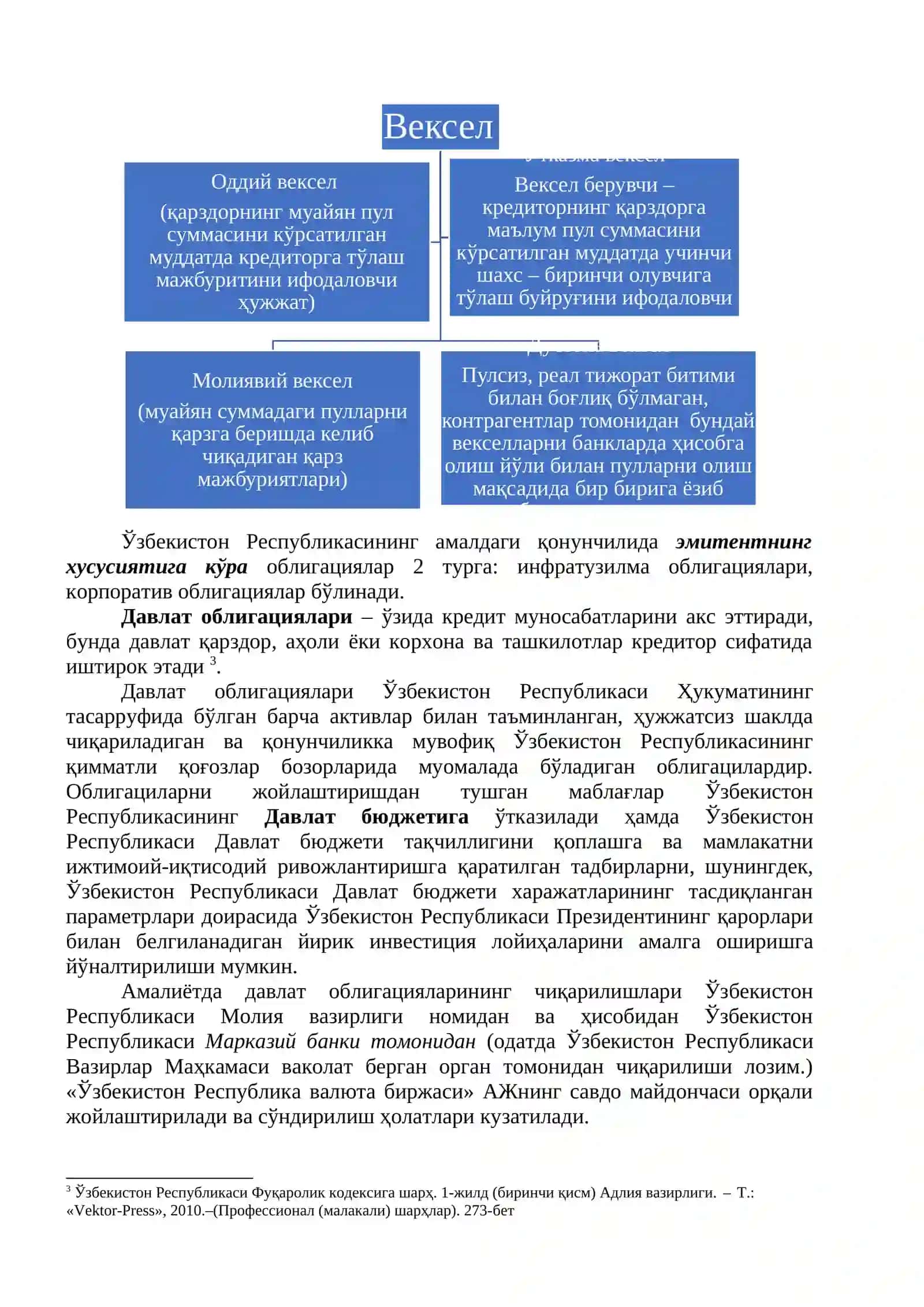 Қимматли қоғозлар бозори ва инвестициявий фаолиятнинг ҳуқуқий тартибга солиниши 4
