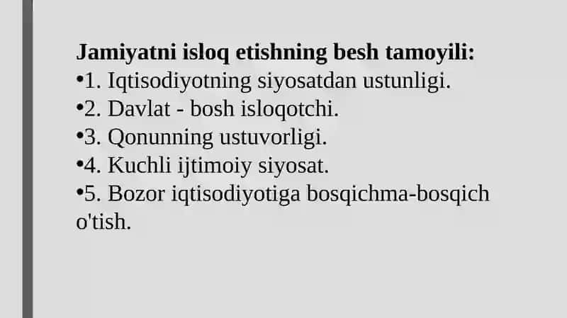 O’zbekiston Mustaqil Taraqqiyoti 4